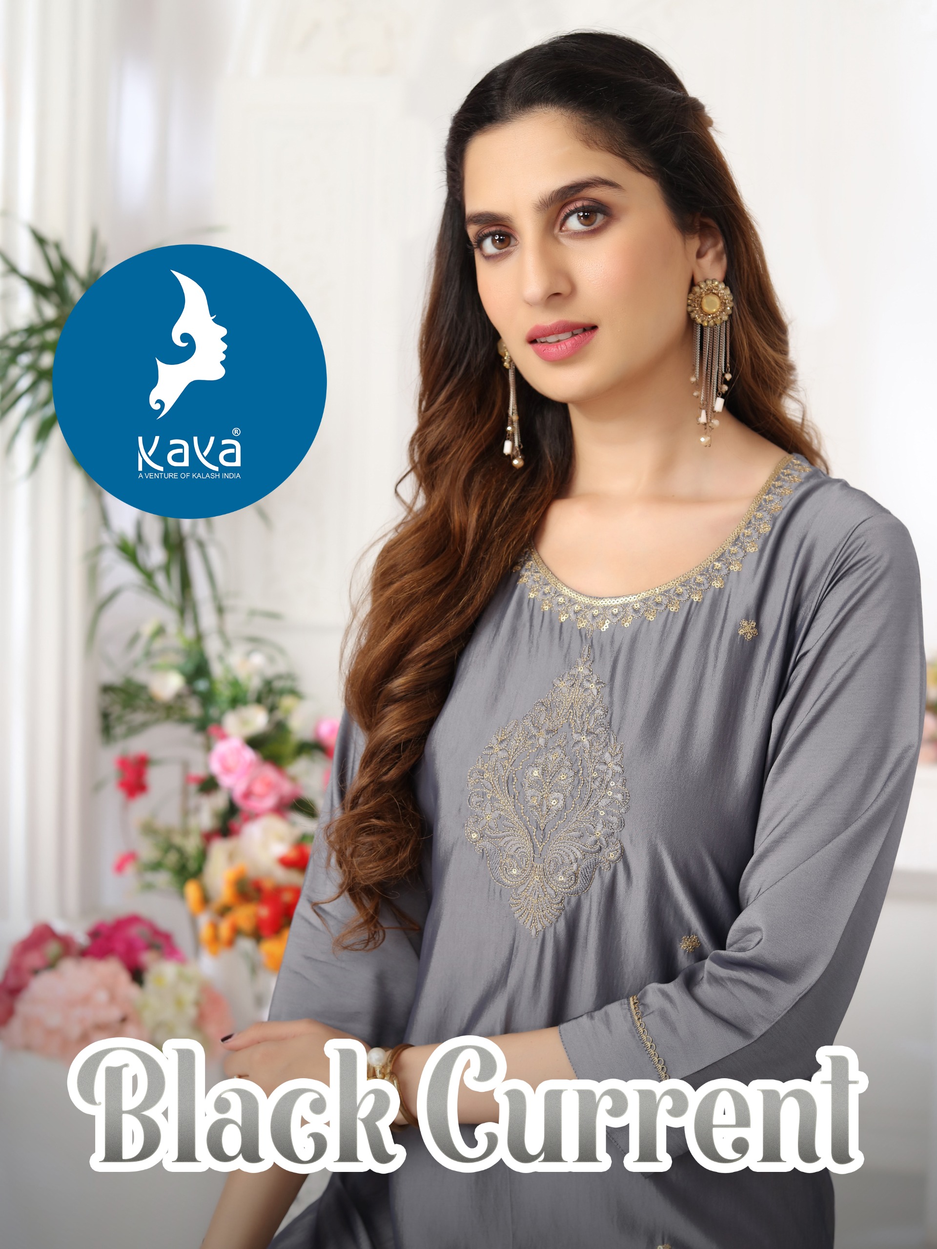 KAYA KURTI BLACK CURRENT 